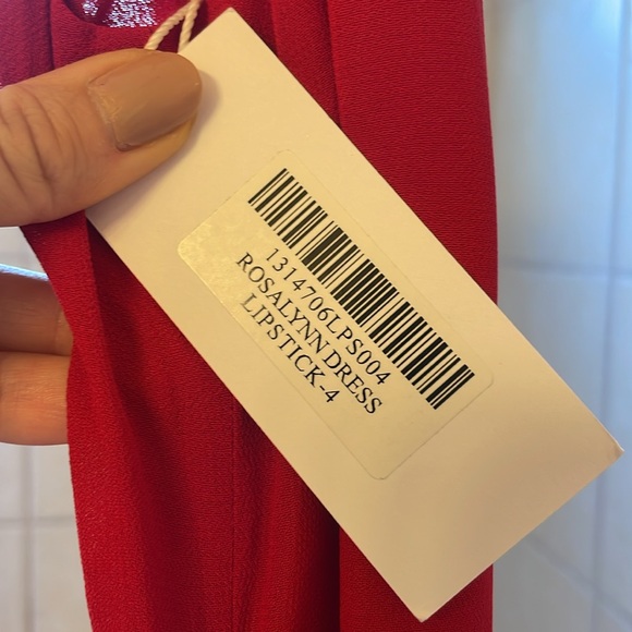 Reformation Rosalyn Red Dress - Picture 6 of 6